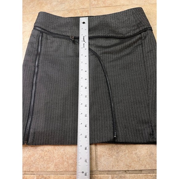 Bebe Skirt Womens XS Size 0 Black Tweed Pencil Mini Skirt Businesscore - Picture 5 of 7